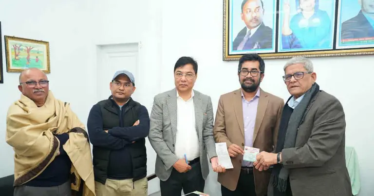 বিএনপির গুলশান কার্যালয়ে মীর আরশাদুল হক